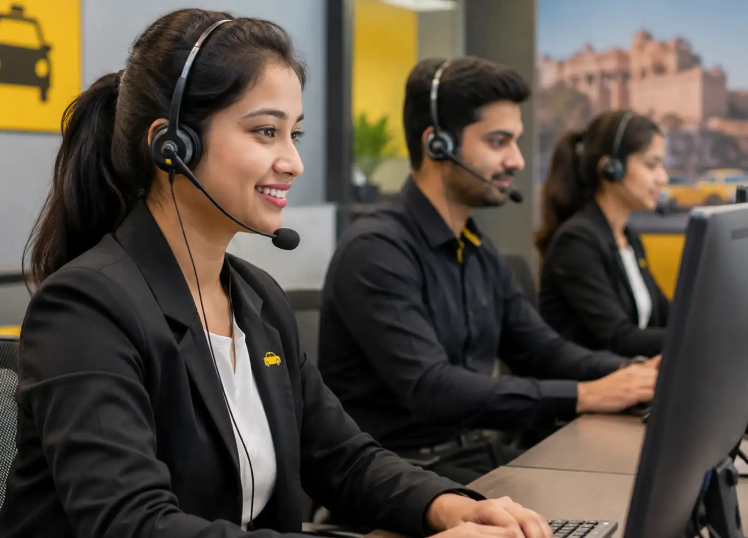 Blue City Cab customer support team in Jodhpur